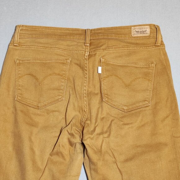 Levi's jeans woman's size 12/W31 desert brown colour High-rise Skinny - Picture 4 of 14